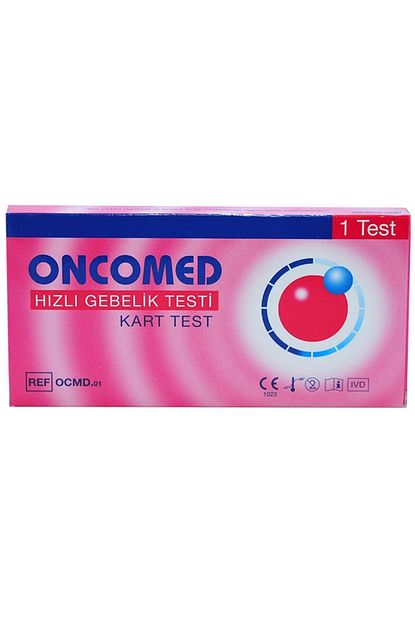 Oncomed Hizli Gebelik Testi 1 Kart Test Trendyol