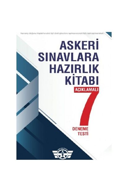 Aykitapevi Askeri Sinavlara Hazirlik Kitabi Aciklamali 7 Deneme Testi Trendyol