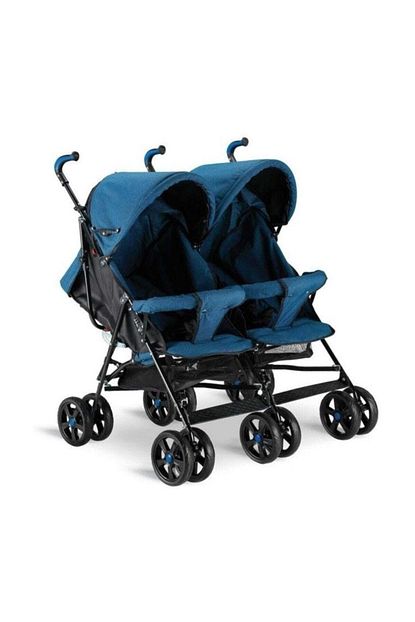 babyhope mavi yan yana ikiz baston bebek arabasi fiyati yorumlari trendyol