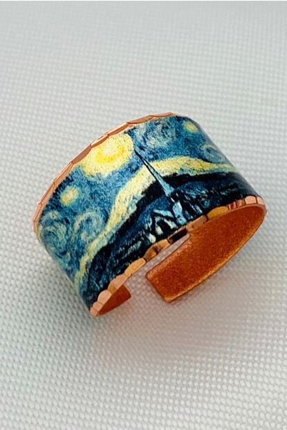 Artucky Van Gogh Starry Night Tablo Tasarim Yuzuk Trendyol