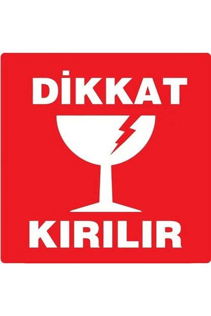 gaman dikkat kirilir etiketi yapiskanli 10cm x 10cm internet satisi yapan firmalar icin fiyati yorumlari trendyol