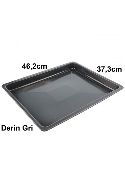 arcelik beko firin tepsisi 46 2 x 37 3 cm ankastre emaye derin gri tepsi 219440107 fiyati yorumlari trendyol