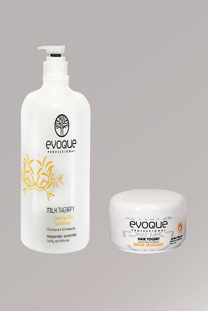 evoqua evoque milk therapy sac kremi 1000 ml milk therapy hair yogurt mask 500gr fiyati yorumlari trendyol