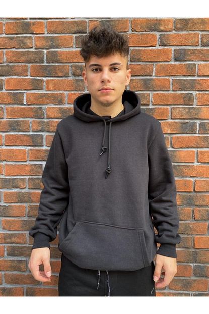 Baycombine35 Kapsonlu Sweatshirt Basic Kapsonlu Duz Renk Kapsonlu Sweatshirt Trendyol