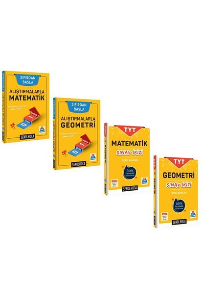 Senol Hoca Yayinlari Senol Hoca Tyt Matematik Geometri Alistirmalarla Ve Sinav Ikizi Seti Trendyol