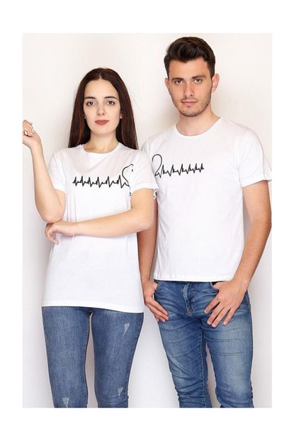 Haydigiy Erkek Baskili Tisort Beyaz 7086 275 Svg Trendyol