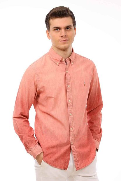 Polo Ralph Lauren Slim Fit Degrade Gomlek Trendyol