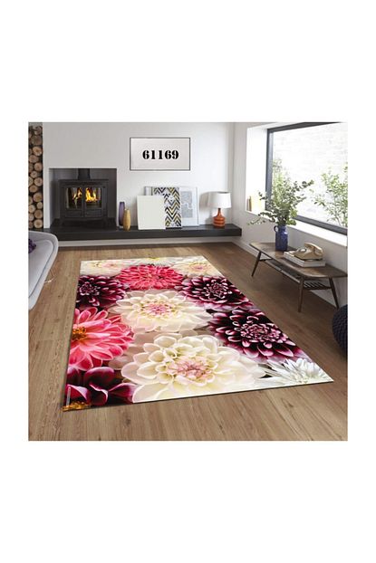 welsoft flowers 3d dijital lastikli hali ortusu fiyati yorumlari trendyol