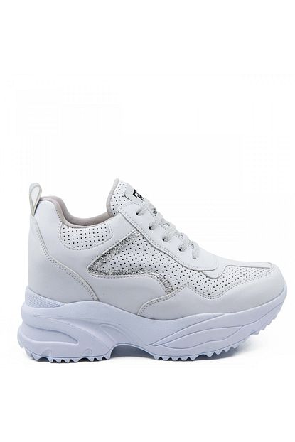 Shoemaker Beyaz Gizli Topuk Kadin Spor Ayakkabi Trendyol
