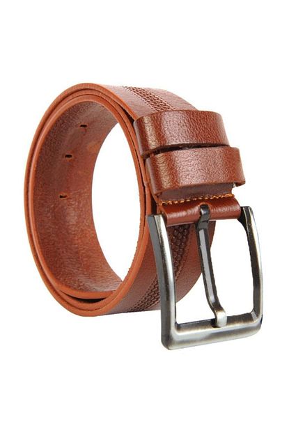 Real Leather 067 Taba Sunni Deri Spor Erkek Kot Kemer Trendyol