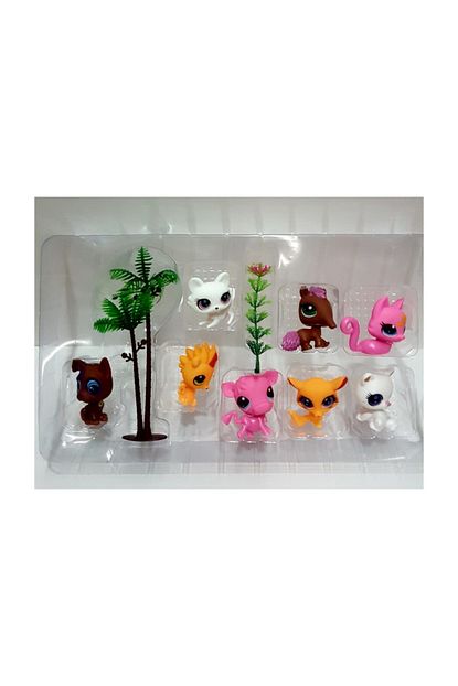 Karatoys Minis Hayvanlar Set 8 Li Minis Agacli Trendyol
