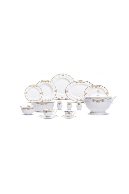 Karaca 84 Parca Fine Bone Yemek Takimi Victoria Trendyol
