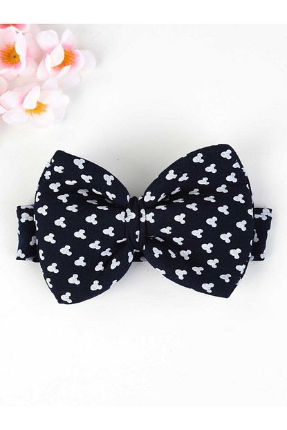 Ozlem Bebe Fiyonklu Sac Bandi Kiz Bebek Bandana Lacivert Trendyol