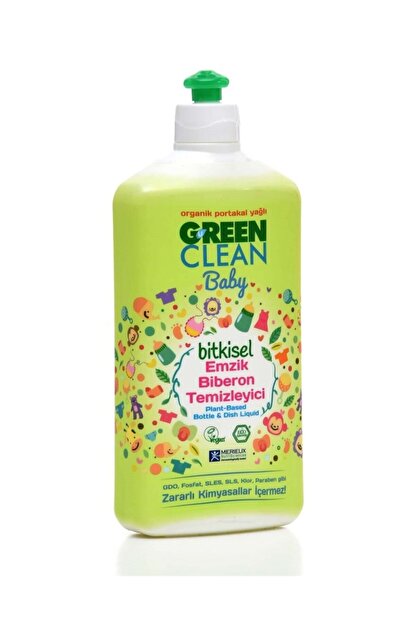 U Green Clean Baby Organik Bitkisel Emzik Biberon Temizleyici 500 Ml Trendyol