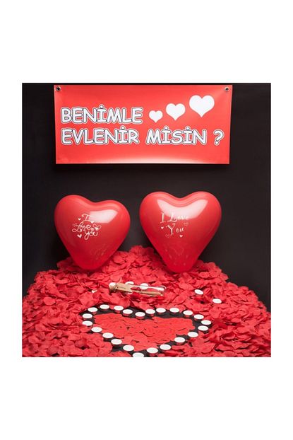 Karan Ambalaj Full Sevgili Dogum Gunu Evlilik Teklifi Surpriz Mega Paket Trendyol