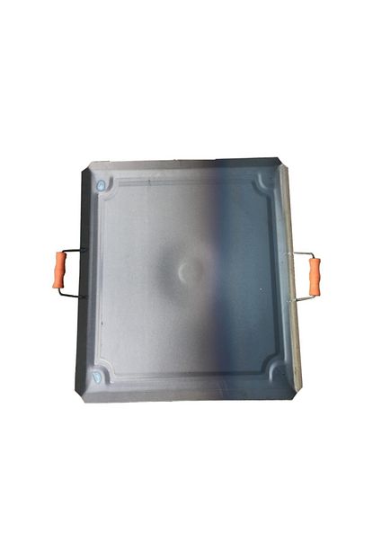 Filtar Metal Kare Ocak Ustu Yufka Ve Ekmek Saci Bombeli Oluklu 50x50 Cm Trendyol