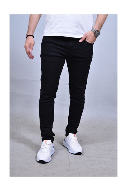 Redman Jeans Slim Fit Jean Rahat Siyah Erkek Kot Pantolon Trendyol