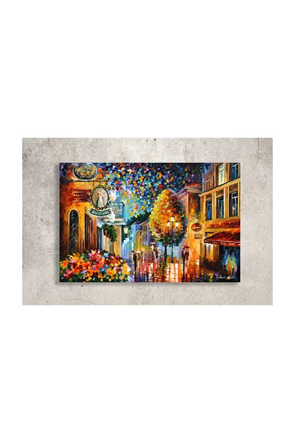 sezer cerceve 50x70 cm leonid afremov unlu ressam yagliboya manzara temali kanvas baski tablo fiyati yorumlari trendyol