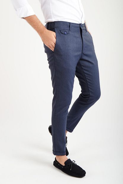 Luppo Club Duble Paca Indigo Erkek Pantolon Taksim 100752001 Trendyol