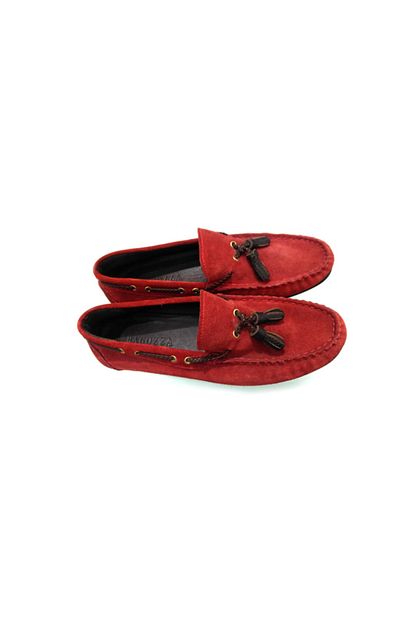 Bagozza Erkek Loafer Ayakkabi Kirmizi Trendyol