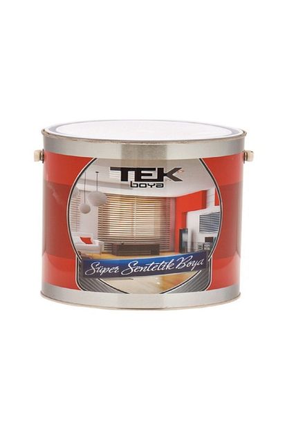 Tek Boya Tek Lux Sentetik Boya 717 Koyu Kahve 2 5 Lt Trendyol