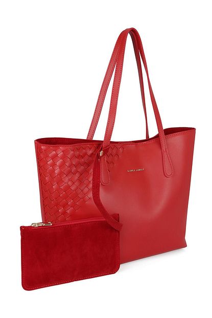 Laura Ashley Kadin Tote Canta Kirmizi Trendyol