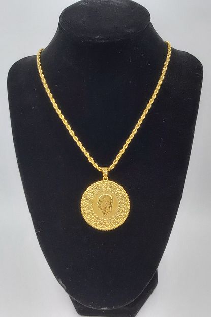 Alzey Gold Imitasyon 22 Ayar Altin Kaplama Kadin Kolye Trendyol