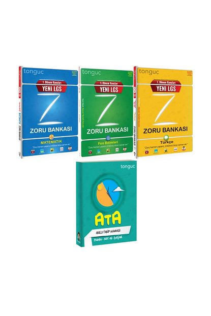 Tonguc Yayinlari Tonguc 8 Sinif Lgs Zoru Bankasi Seti 1 Donem Konulari 3 Kitap Ve Ata Akilli Takip Ajandasi Trendyol