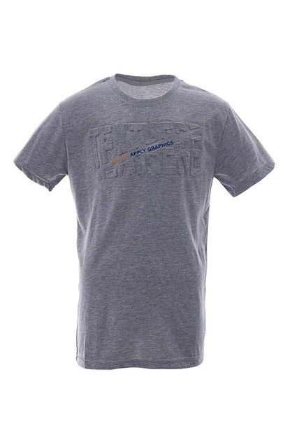 Acarkids Erkek Cocuk Tisort Texthere Baskili 13 16 Yas Gri T Shirt Trendyol