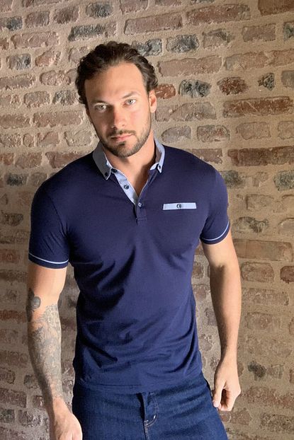 Trendyol Man Lacivert Erkek Polo Yaka T Shirt Tmnss20po0050 Trendyol