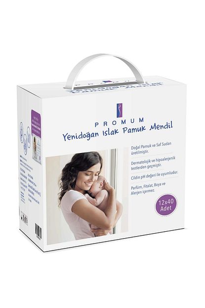 Promum Yenidogan Islak Pamuk Mendil 12 40 Adet Trendyol