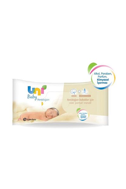 Uni Baby Yenidogan Islak 40 Adet Pamuk Mendil Gk 9470230 Trendyol