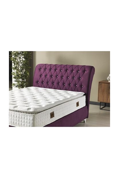 Fame Yatak Cift Kisilik Violet Baza Baslik Tam Ortopedik Yatak Seti Trendyol