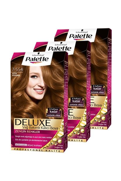 Palette Deluxe 7 554 Altin Karamel X 3 Adet Trendyol