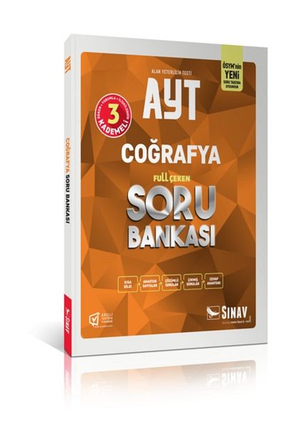 Sinav Yayinlari Ayt Cografya Full Ceken Soru Bankasi 485743 Trendyol