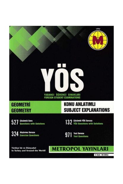 Metropol Yayinlari Yos Geometri Konu Anlatimli Ornek Cozumlu Trendyol
