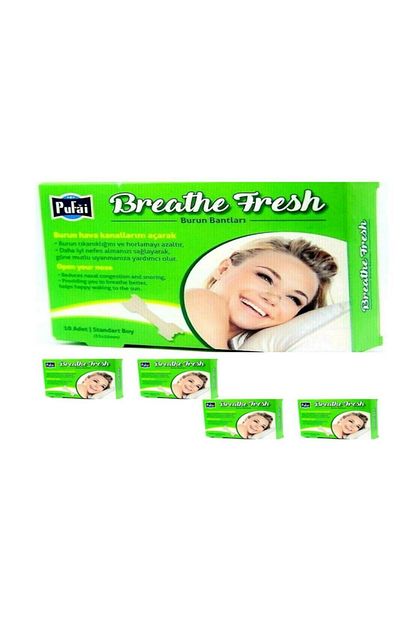 Pufai Breathe Fresh Burun Bandi Standart Boy 55 Mm 16 Mm 50 Adet 5 Kutu Trendyol