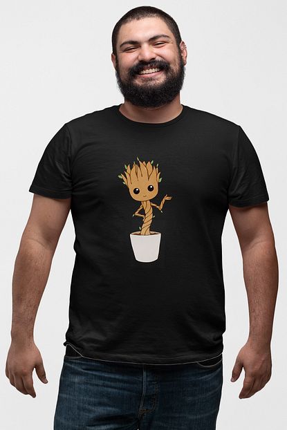 Angemiel Wear Oneri Veren Groot Siyah Erkek Pamuklu Buyuk Beden Tisort Trendyol