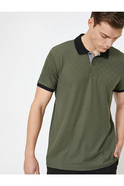 Koton Polo Yaka Kisa Kollu Tisort Trendyol