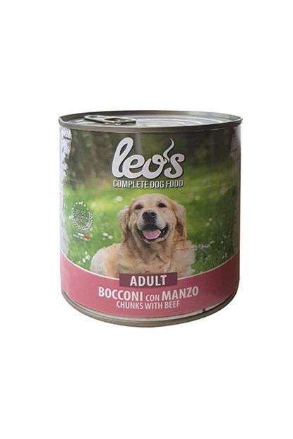 Leos Biftekli Yetiskin Kopek Konservesi 720 Gr 6 Li Avantaj Paketi Trendyol