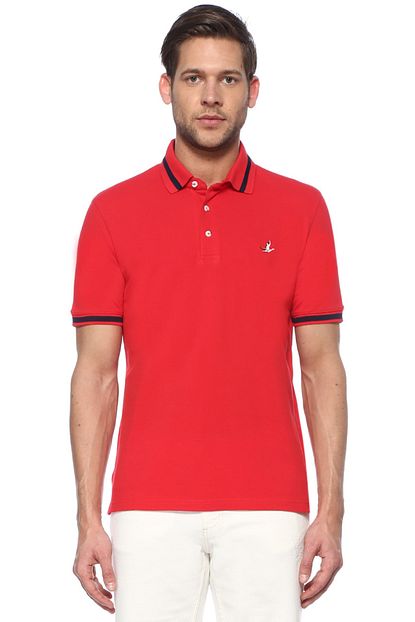 Beymen Club Comfort Fit Kirmizi Cizgi Detayli T Shirt Trendyol