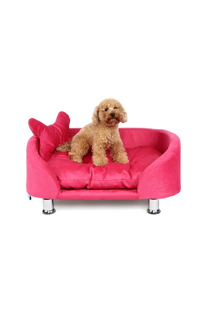 Pet Kybele Kybele Orta Ve Kucuk Irk Kopek Yatagi 80x55 Cm Fusya Pembe Trendyol