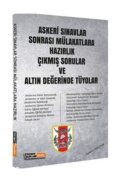 Kariyer Meslek Yayincilik Askeri Sinavlar Sonrasi Mulakatlara Hazirlik Cikmis Sorular Ve Altin Degerinde Tuyolar Trendyol