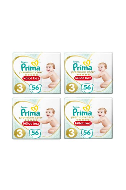Prima Premium Care Kulot Bebek Bezi Midi 3 Beden 224 Adet 6 11 Kg Trendyol