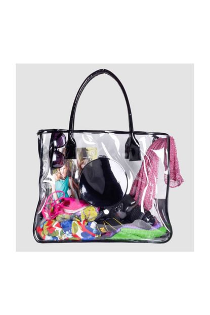 Cecilia The Jet Set Plaj Cantasi Seffaf Canta Clearbag 017seffaf Trendyol