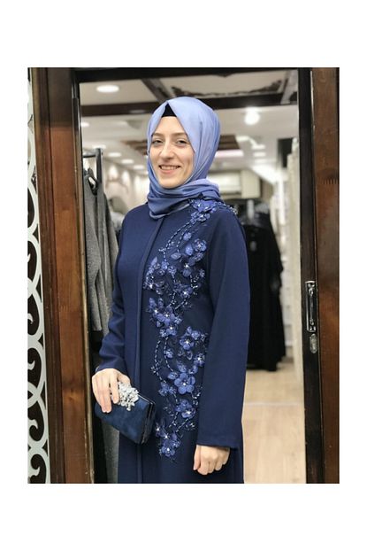 Nisa Fermuarli El Islemeli Lacivelt Ferace Trendyol