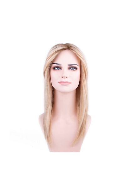 Platin Peruk Dipleri Kisa Kumral Uclari Sari Ombreli Orta Tul Peruk Petul 0103 066 Trendyol