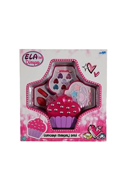 Mega Oyuncak Ela Nin Dunyasi Makyaj Seti Cupcake Temali Trendyol