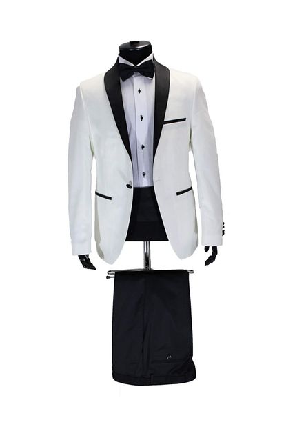 Mentor Regalo Erkek Takim Beyaz Damatlik Slim Fit 41023 Trendyol