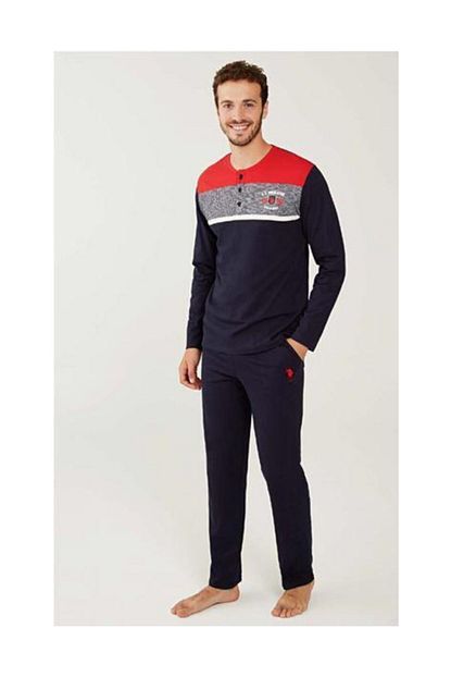 U S Polo Assn Erkek Pijama Takimi Trendyol